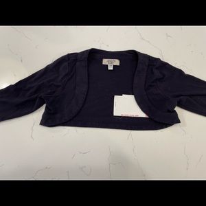 Armani baby dark navy bolero 12m